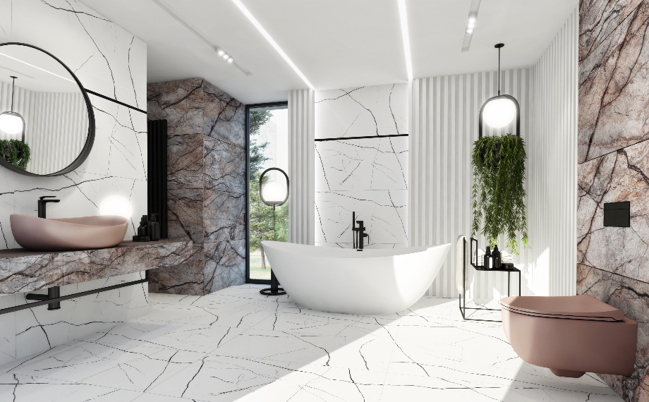 IMPERIAL WHITE 60X120 ARANŻACJA 
