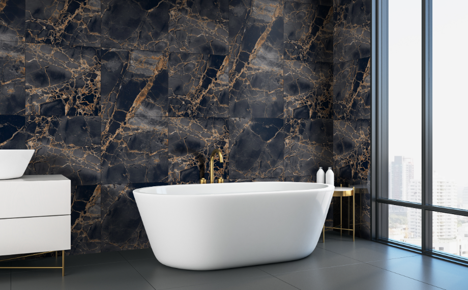 LONDON GOLD BLACK 60x60 ARANŻACJA