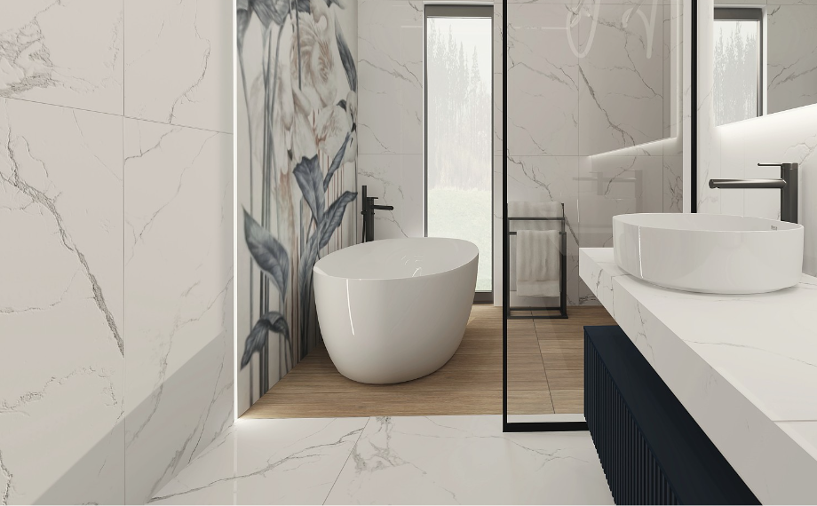 RENO STATUARIO 60X120 ARANŻACJA
