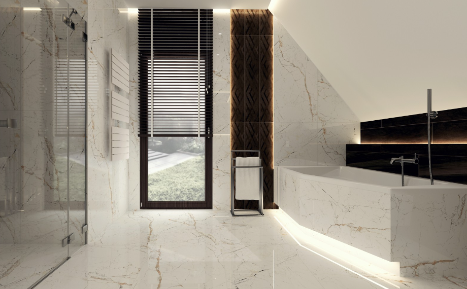 MORPHITE WHITE POLER 60X120 ARANŻACJA